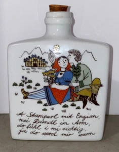 Vintage ALTENKUNSTADT PORCELAIN ode to the HUNTER & LOVERS FLASK "RARE" - Picture 1 of 22