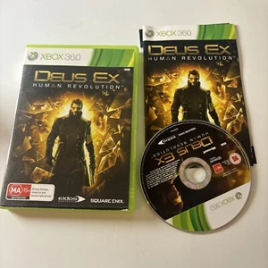 Deus Ex Human Revolution - Microsoft Xbox 360 Game Complete with Manual PAL - Picture 1 of 5