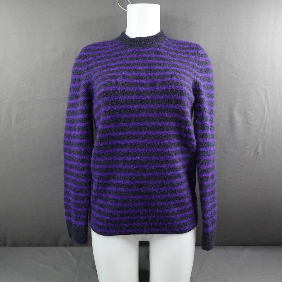 Suéter COS Mujer Pequeño Púrpura Lana Alpaca Preppy Academia Acogedor Indie Softgirl Foto 1 de 4