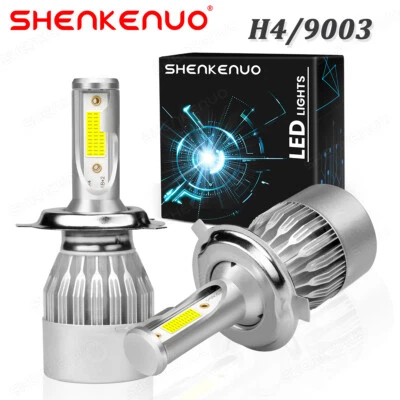 For Mazda Tribute 2001-2005 Pair H4 9003 LED Headlight Bulbs High/Low Beam 6000K - Image 1 of 4