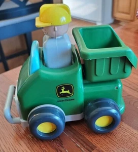 TOMY Ertl John Deere Pull & Go Farm Tractor Toy Preschool Collectible 2010 - Picture 1 of 2