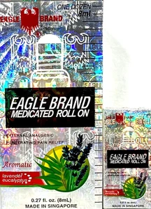 Eagle Brand Medicated Oil Aromatic Roll-On 0.27 oz ( Pack of 12 )~ 12/2028 - Picture 1 of 6