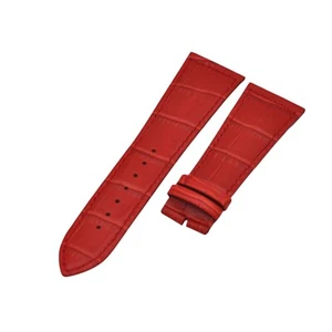 26mm Red Leather Strap For Franck Muller Master Square, Long Island - Picture 1 of 6