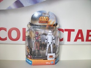 star wars REBELS saga legends SABINE WREN & STORMTROOPER 2 PACK NEW MINT ON CARD