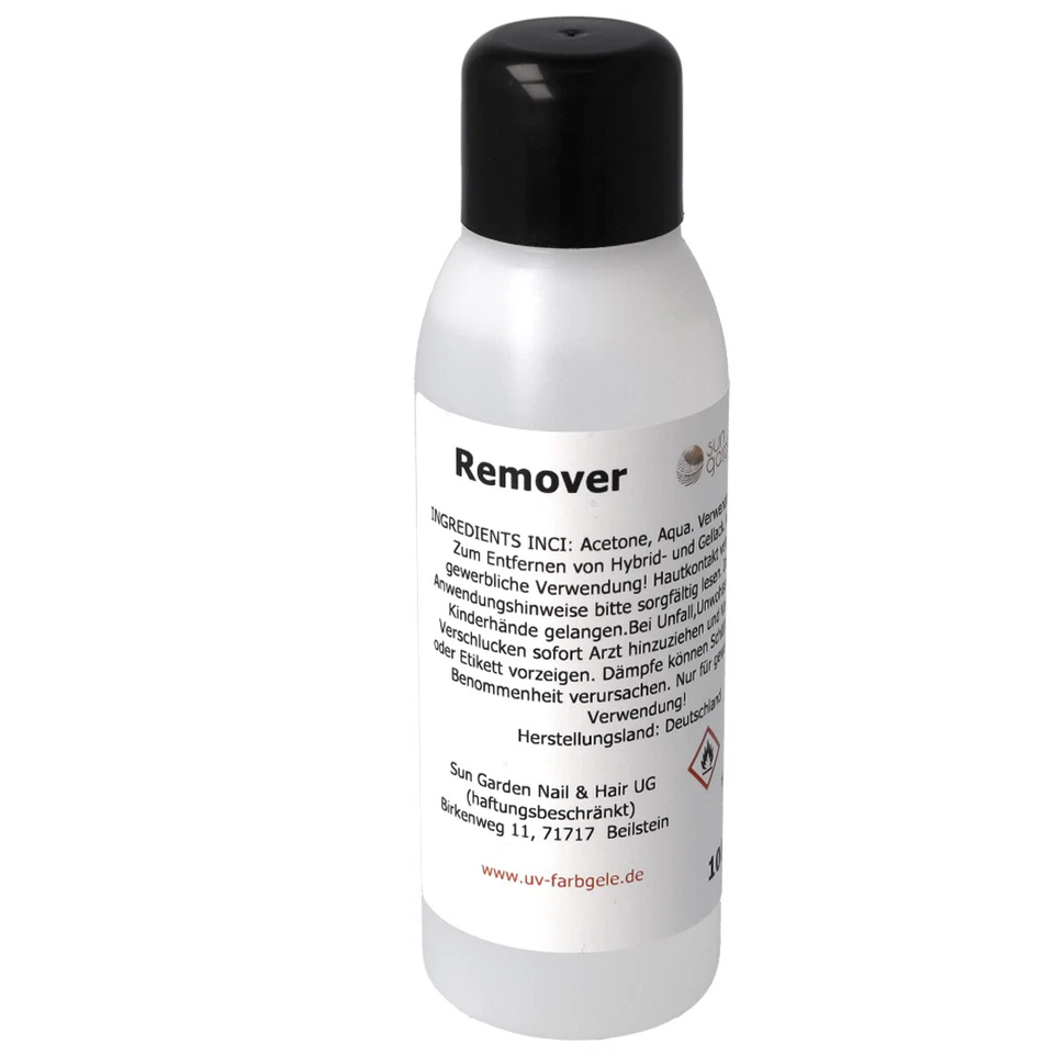 Soak Off Remover 100ml - Nagellackentferner für UV Nagellacke und Hybrid Lack - Bild 1 von 4