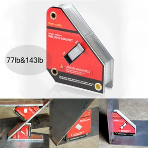 45°/90° Welding Magnet Jig Holder Square Metal Welder Clamp Single Switch Fixed - Picture 1 of 12