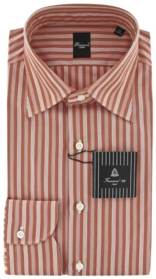 Camisa Naranja Finamore Napoli - Extra Delgada - 15.75/40 - (22NAN14014105) Foto 1 de 4
