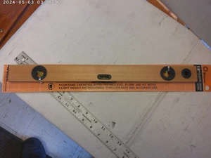 1980er Vintage 18" Level "Plastic Wood" (Wilmar) (Seattle USA/Korea) NEU O.S. - Bild 1 von 4