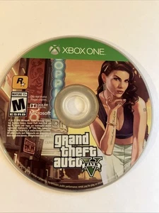 Grand Theft Auto V (Xbox One, 2014) Nur Disc. Getestet. Schneller Versand! - Bild 1 von 2