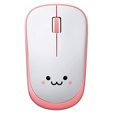 ELECOM wireless mouse silent button 3 button Power pink M-IR07DRSPN F/S w/Track# - Image 1 of 4