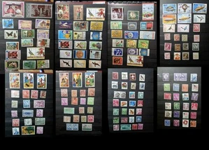 Great Stamp Collection From Caribbean Belgium & United States - Picture 1 of 9