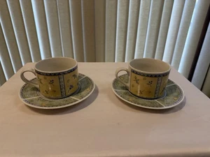 Papillon 8838 lote de 2 tazas y platillos - Imagen 1 de 11