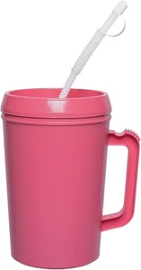 Vakly Insulated Hospital Carafe – 34 oz – Hot and Cold 34 ounces, Pink  - Picture 1 of 10