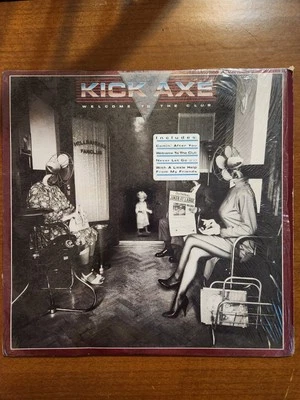Kick Axe Welcome To The Club LP Vinyl 1985 Pasha BFZ 40095 - Image 1 of 4