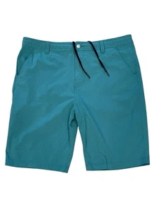 Prana Hybridizer Shorts Uomo 38x10 Turchese Board Shorts Escursionismo Performance - Foto 1 di 10