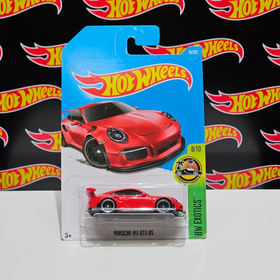 Красный Hot Wheels Porsche 911 GT3 RS — HW Exotics - Изображение 1 из 1
