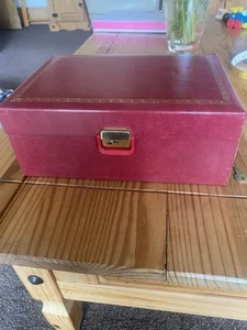 Design Phillip Vintage Musical Jewellery Box Dancing Ballerina Mirror Key Sweden - Picture 1 of 18