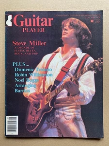 STEVE MILLER GUITAR PLAYER MAGAZINE JAN 1978 STEVE MILLER COVER AND FEATURE INSI - Picture 1 of 1