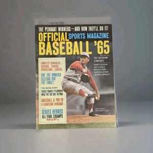 Sports Magazine Official Baseball June 1965 O’Toole Koufax Ford MLB Vintage Rare - Picture 1 of 12