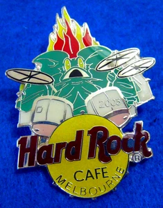 MELBOURNE AUSTRALIAN FRILLED NECK LIZARD BAND MEMBER 03 DRUMS Hard Rock Cafe PIN - Bild 1 von 1