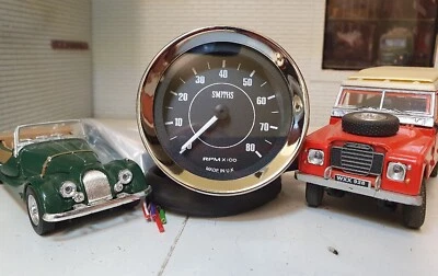 Tachometer Austin Mini Land Rover Series 1 2 2a 3 86 88 Smiths 2" 52mm Gauge - Image 1 of 4