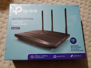 NEW TP-Link Archer AC1750 1300 Mbps 4-Port Gigabit Wireless AC Router (ArcherC7) - Picture 1 of 4