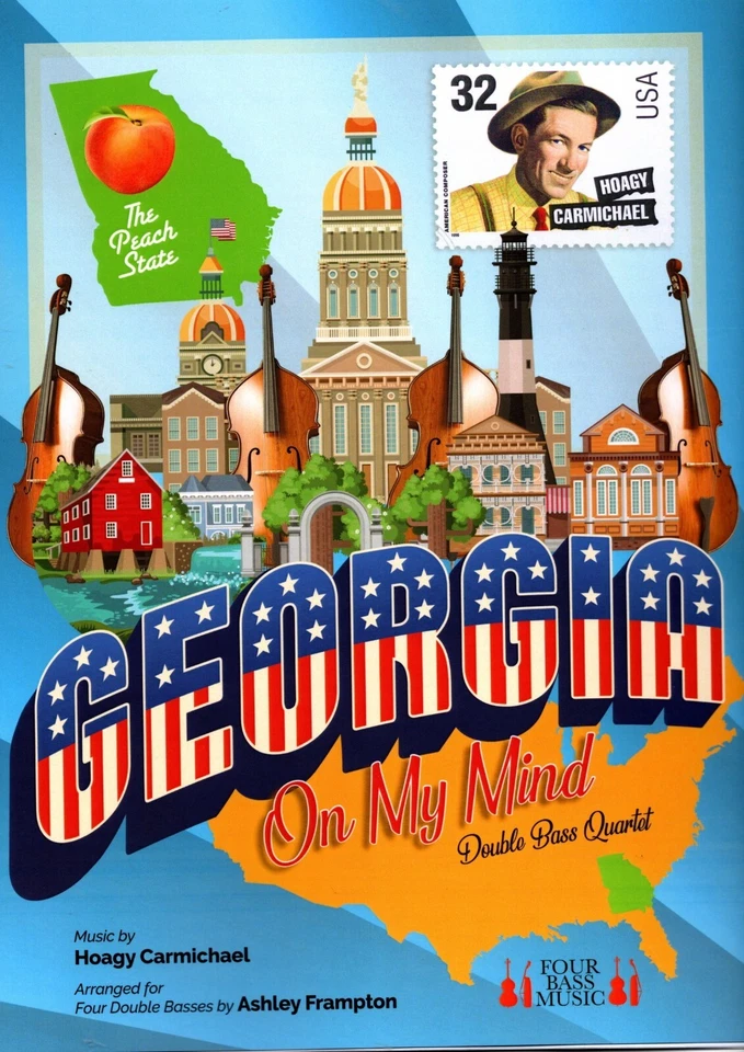 Georgia on my Mind for Double Bass Quartet, - Image 1 of 1