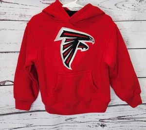 ATLANTA FALCONS KIDS CHILD SMALL SIZE 4 EMBROIDERED PULLOVER SWEATSHIRT HOODIE - Picture 1 of 5