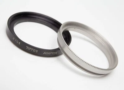 48mm Thread Tiffen Series VII (7) Adapter Filter Holder & Retaining Ring #708 - Image 1 of 4