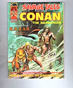SAVAGE TALES #5 NM- MARVEL COMICS 1974 BRONZE AGE CONAN BRAK BARBARIAN KA-ZAR - Picture 1 of 2