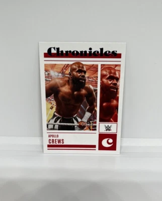 2023 Panini Chronicles WWE Apollo Crews #3 Blue Parallel SP Numbered 94/99 - Image 1 of 2
