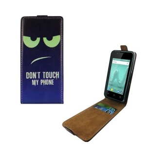 Wiko Sunny 2 Etui Case Komórka Cover Ochrona Pokrowiec Flip Futerał ochronny Etui Niebieskie - Zdjęcie 1 z 3