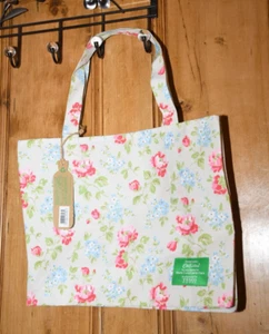CATH KIDSTON TESCO PINK, BLUE, BEIGE FLORAL SHOPPING BAG BNWT SOLD OUT IN SHOPS - Picture 1 of 6
