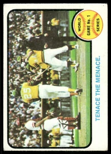 1973 Topps #203 World Series Game No. 1 POOR - CREASE - Picture 1 of 2