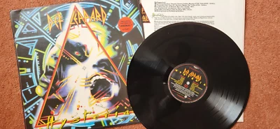 DEF LEPPARD, "HYSTERIA". ORIGINAL 1987 UK VINYL LP. HYSLP 1, 830-675-1, A1 / B1 - Image 1 of 4