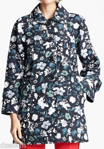Nuevo con etiquetas $1480 Marc Jacobs Seda Estampado Floral Gabardina Talla 6 - Imagen 1 de 12
