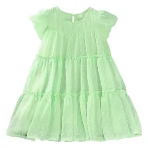 Toddler Girls Ruffle Dress Loose Fit Babydoll Dress Summer Tunic Birthday Chi... - Picture 1 of 7