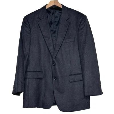 Jos. A. Blazer de negocios Bank 44R gris carbón 100 % cachemir gris para hombre Foto 1 de 4