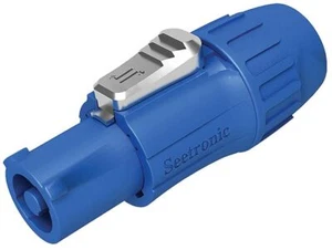 SEETRONIC - Lockable Power Connector Socket, Power In, Blue. 250V AC, 20A, IP65 - Picture 1 of 1