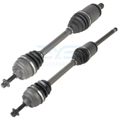 2x Front CV Axle Shafts Left & Right For 2012-16 BMW 528i  535i  550i xDrive AWD - Image 1 of 4