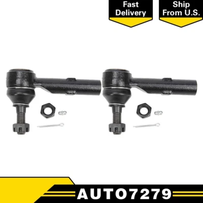 Extremidade externa da haste de amarração de direção 2 peças para GMC Sierra 2500 HD 2005 2006 2007 2008 - Imagem 1 de 4