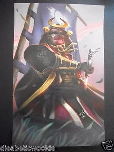 Star Wars Darth Vader samurai Ninja Sith Empire MOVIE art Print Poster - Picture 1 of 3