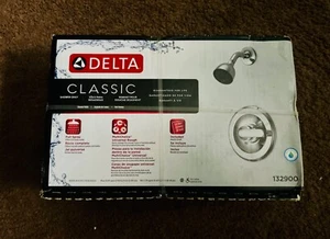 Delta shower valve trim kit Classic 132900 Complete Kit With Shower Valve Chrome - Picture 1 of 2