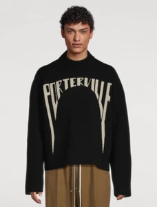 BNWT AW24 RICK OWENS "PORTERVILLE" JUMBO CREWNECK SWEATER M - Picture 1 of 15