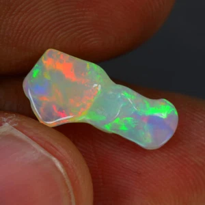 2.26Ct Fancy_Charming 3D Rainbow Color Play Untreated Solid Welo Opal - Picture 1 of 1