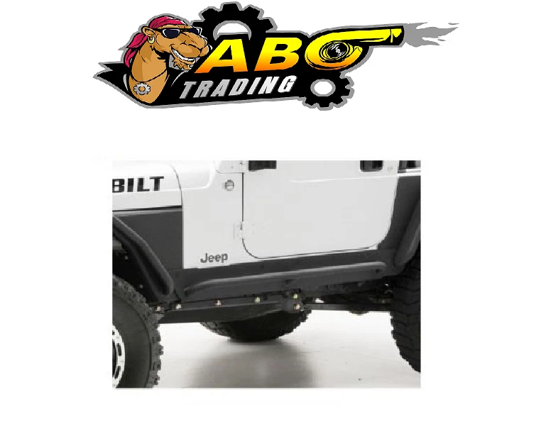 Smittybilt para 97-06 Jeep Wrangler XRC armadura controle deslizante de rocha com degrau - 76871 - Imagem 1 de 1