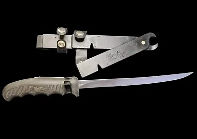 CUTCO Modelo 5721 Solución de Pescadores y Vaina Pivotante Vaina Línea Cortadora Piedra Foto 1 de 4