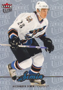 2007-08 Fleer Ultra Hockey Ice Medallion #2 Alexander Semin 059/100