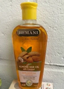 Mandelhaaröl 100 % natürliches Kräuteröl Haarbehandlung von Hemani Products - Bild 1 von 3