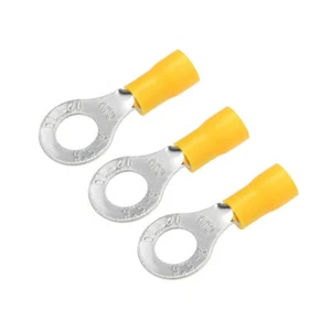 Terminal de crimpado aislado RV5.5-8, conector de cable de pala de anillo para AWG12-10 3 piezas - Imagen 1 de 4